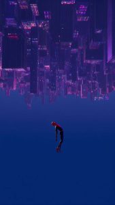 Spiderman Fall iPhone Wallpaper