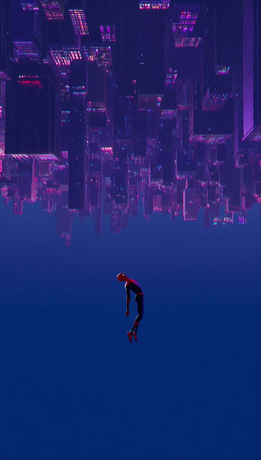 Spiderman Fall iPhone Wallpaper