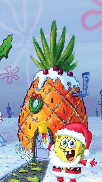 Spongebob Christmas Wallpaper