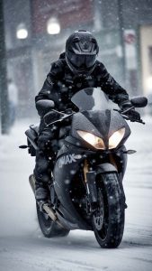 Superbike Snow Wallpaper