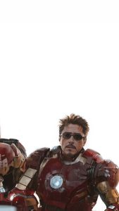 Tony Stark Donut Eating Wallpaper