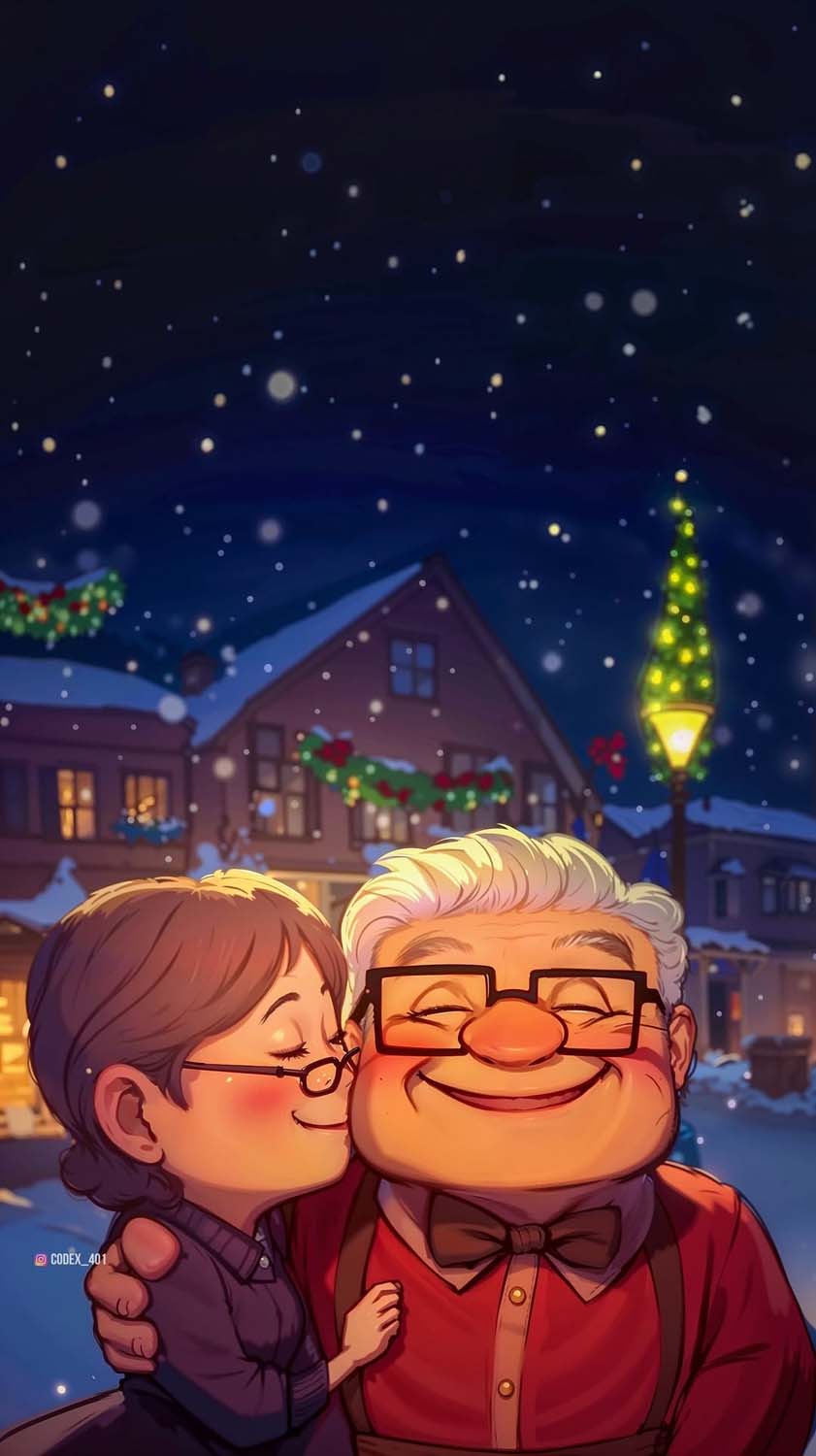 UP Movie Christmas Wallpaper