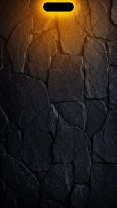 iPhone Stone Dynamic Island Wallpaper