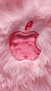 Apple Pink iPhone Wallpaper