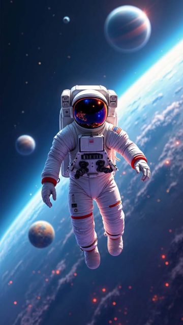 Astronaut iPhone Wallpaper