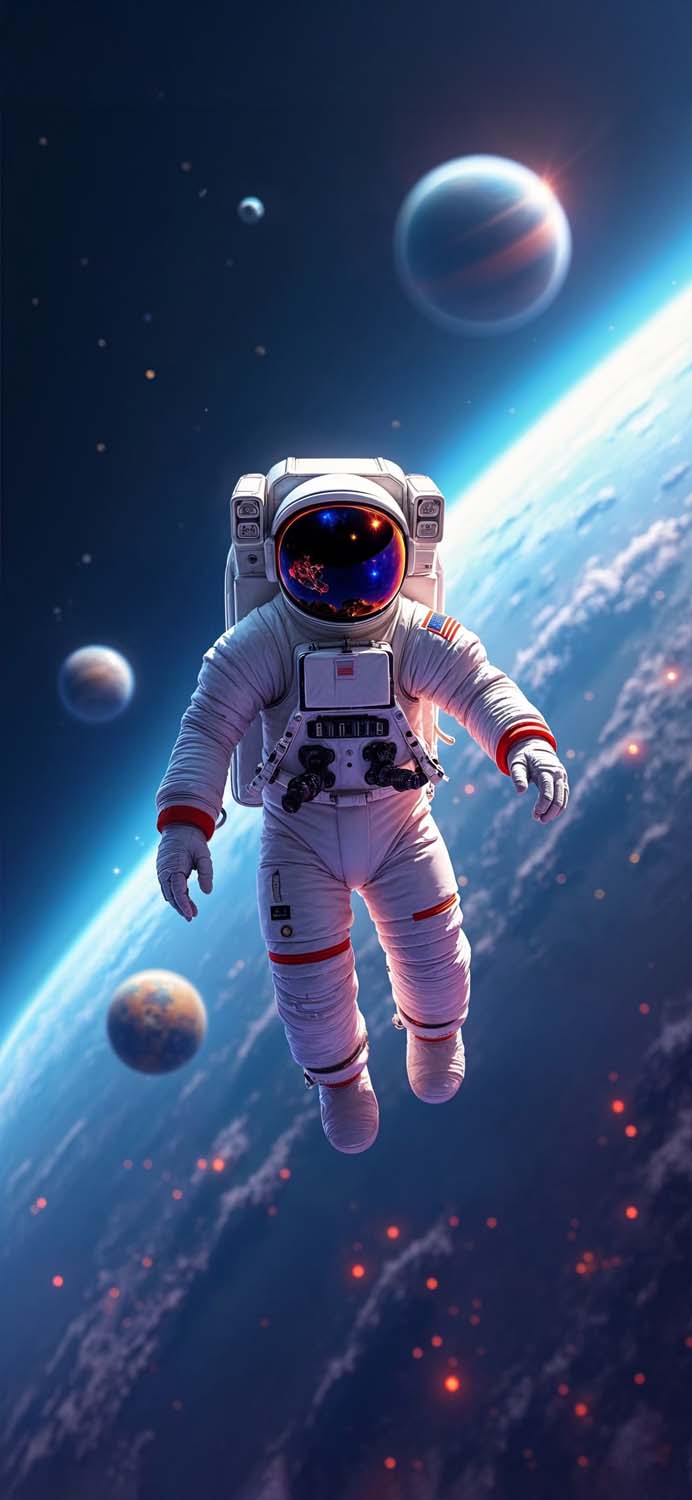 Astronaut iPhone Wallpaper