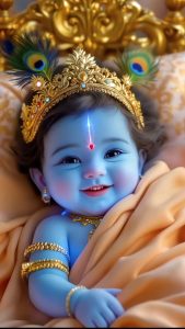 Baby Krishna iPhone Wallpaper