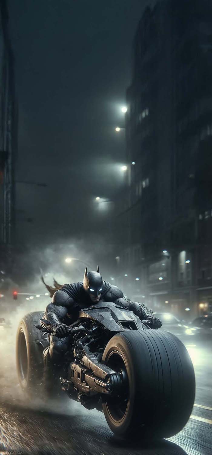 Batbike iPhone Wallpaper