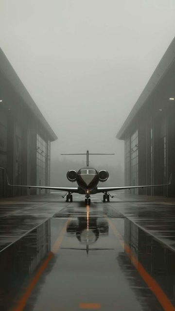 Bombardier Jet iPhone Wallpaper