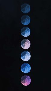 Colors of Moon iPhone Wallpaper