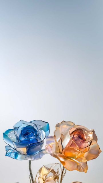 Crystal Roses iPhone Wallpaper