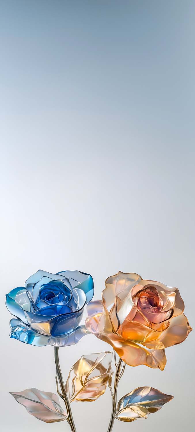 Crystal Roses iPhone Wallpaper