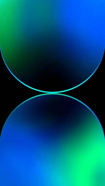 Dual Gradient Blue iPhone Wallpaper