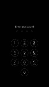 Enter Password iPhone Wallpaper