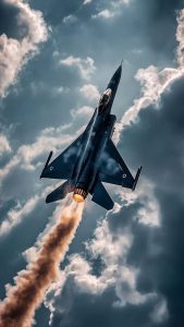 Fighter Jet Stunts iPhone Wallpaper