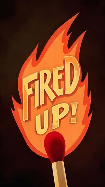 Fired Up iPhone Wallpaper