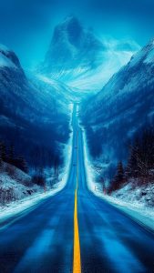 Ice Road iPhone Wallpaper