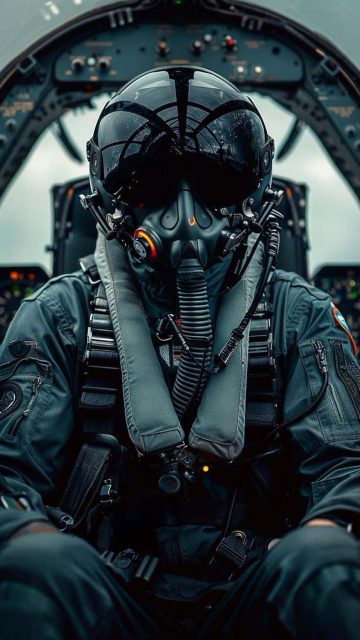 Jet Fighter Pilot iPhone Wallpaper