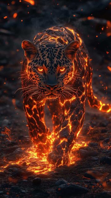 Lava Predator iPhone Wallpaper