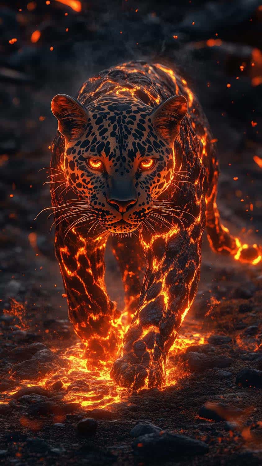 Lava Predator iPhone Wallpaper