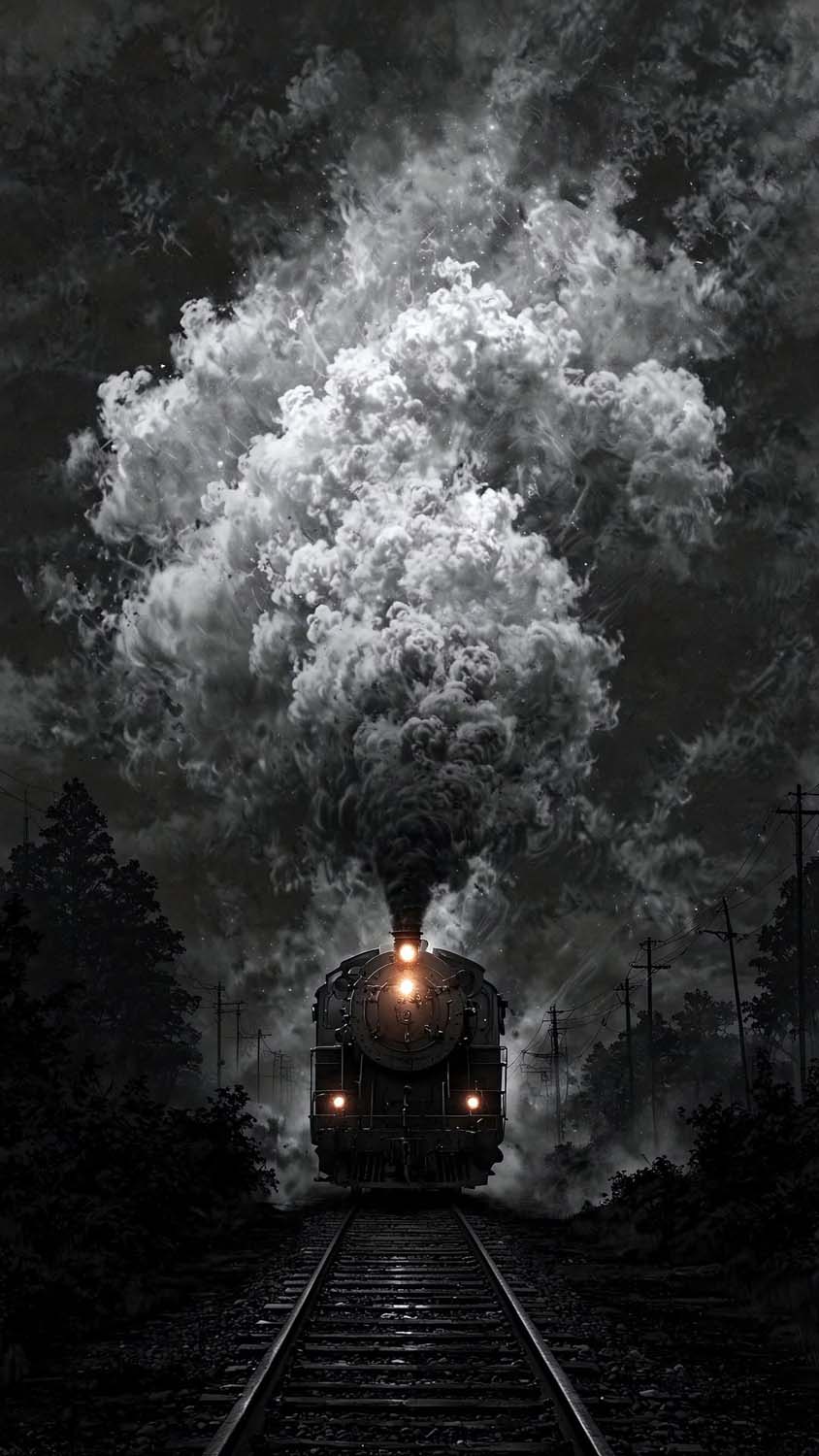 Old Train iPhone Wallpaper