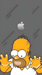 Simpson Apple iPhone Wallpaper