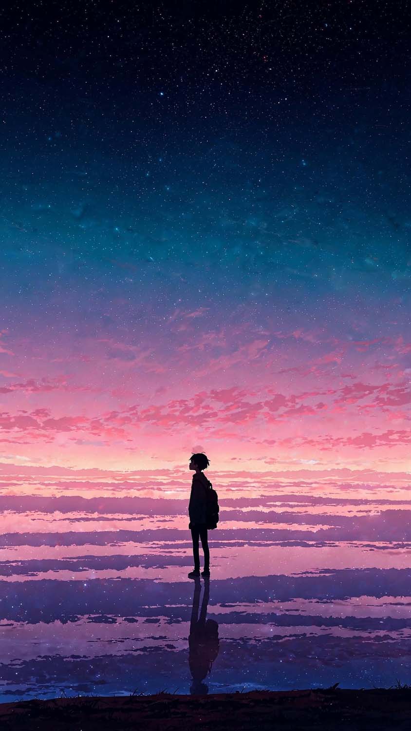 Solitude in Horizon iPhone Wallpaper