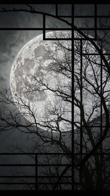 Supermoon iPhone Wallpaper