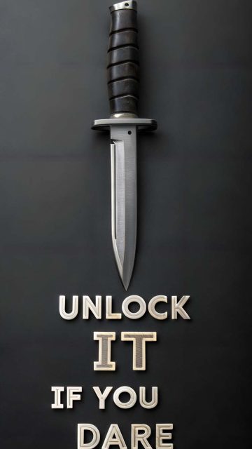 Unlock it if you Dare iPhone Wallpaper