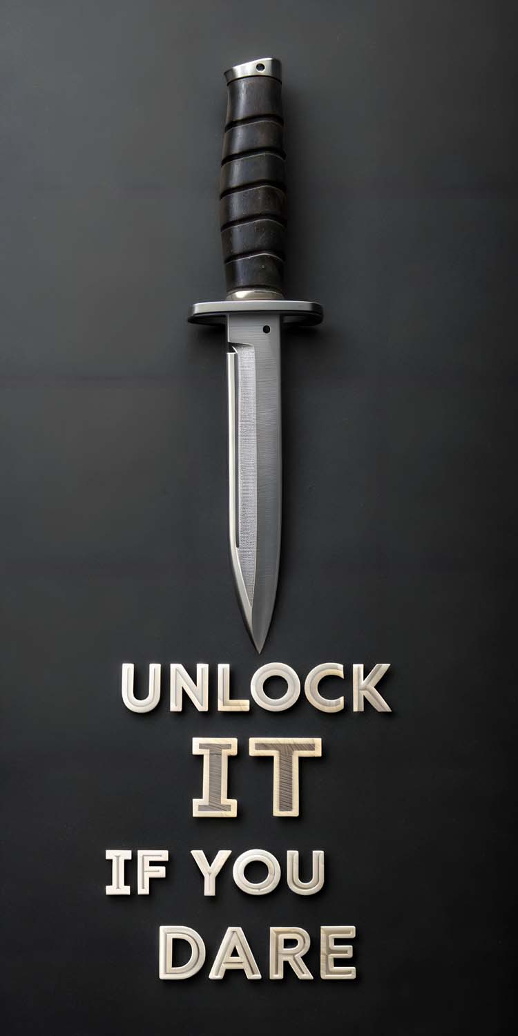 Unlock it if you Dare iPhone Wallpaper