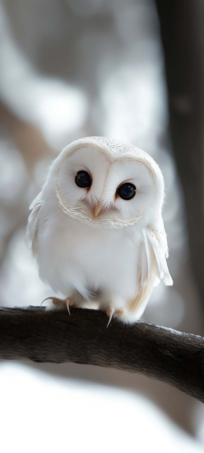 White Owl iPhone Wallpaper