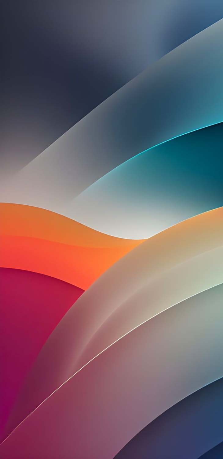 Abstract Waves iPhone Wallpaper