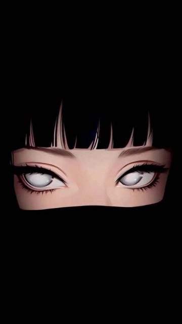 Anime Girl Eyes iPhone Wallpaper