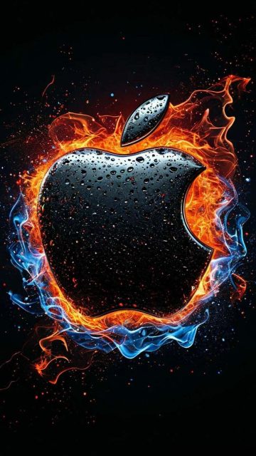 Apple Logo Abstract iPhone Wallpaper