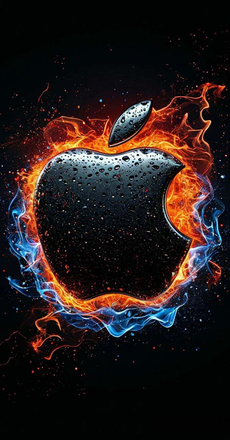 Apple Logo Abstract iPhone Wallpaper