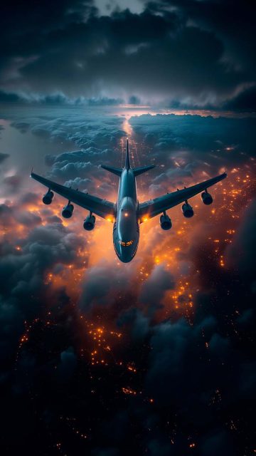 Boeing 747 iPhone Wallpaper