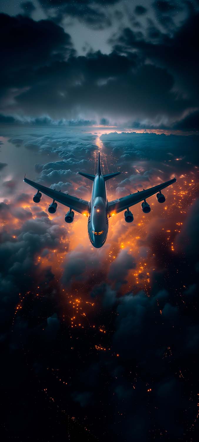 Boeing 747 iPhone Wallpaper