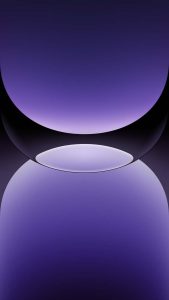 Dual Gradient Bubble iPhone Wallpaper