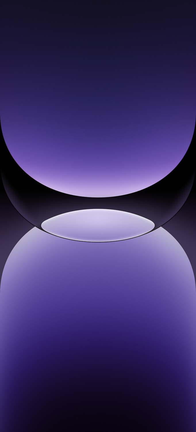 Dual Gradient Bubble iPhone Wallpaper