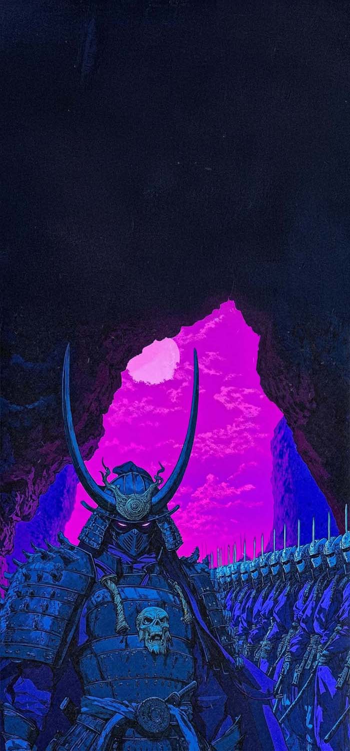 Samurai Undead iPhone Wallpaper