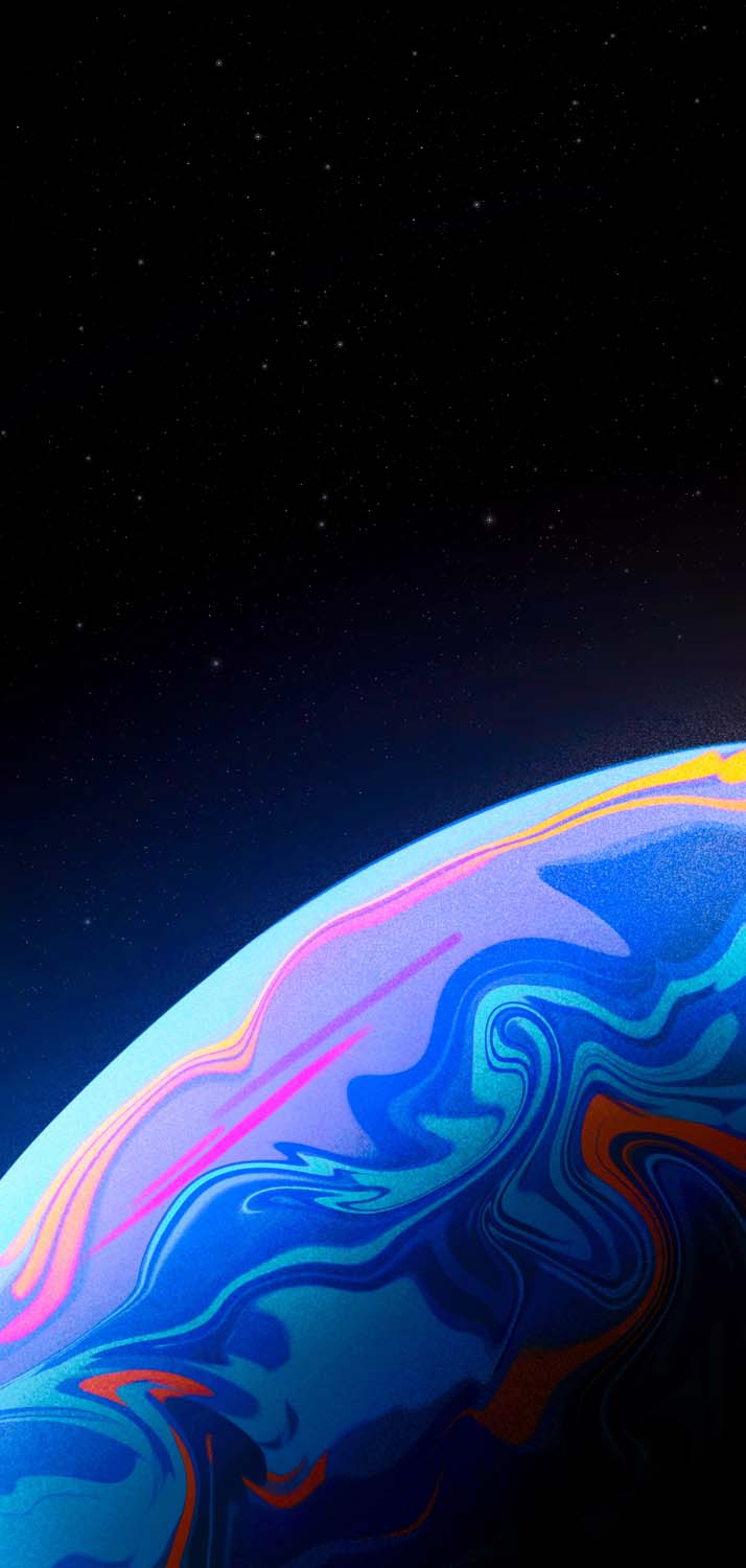 Space Planet Art iPhone Wallpaper