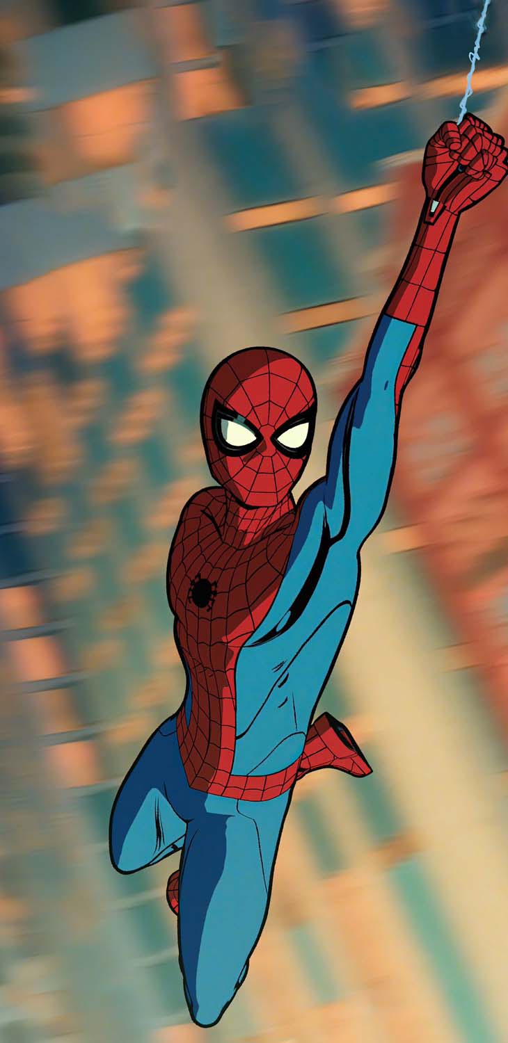 Spiderman Comic Book iPhone Wallpaper