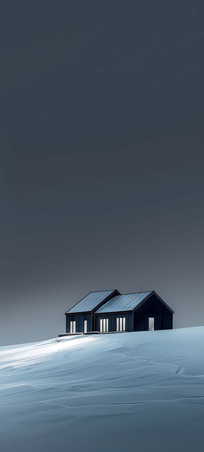 Arctic House iPhone Wallpaper