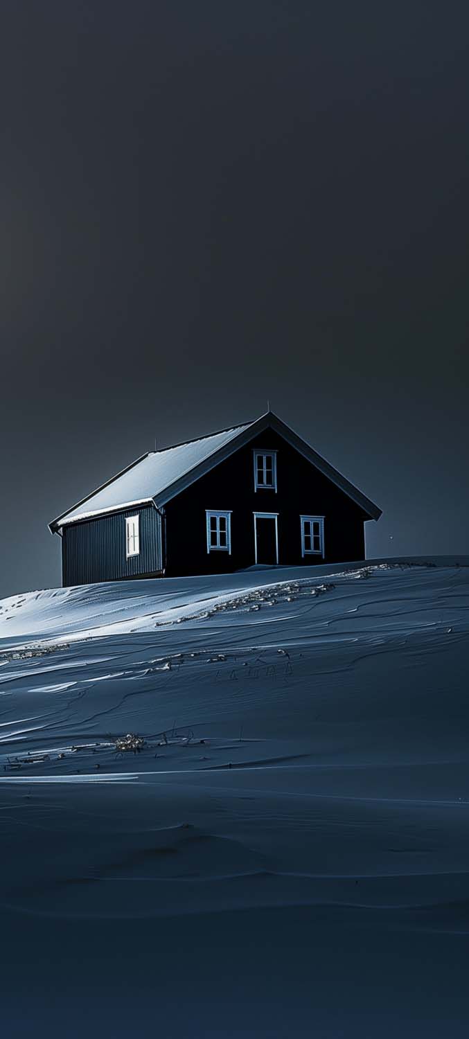 Arctic House iPhone Wallpaper