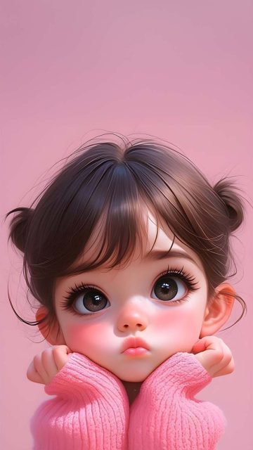 Cute Girl iPhone Wallpaper