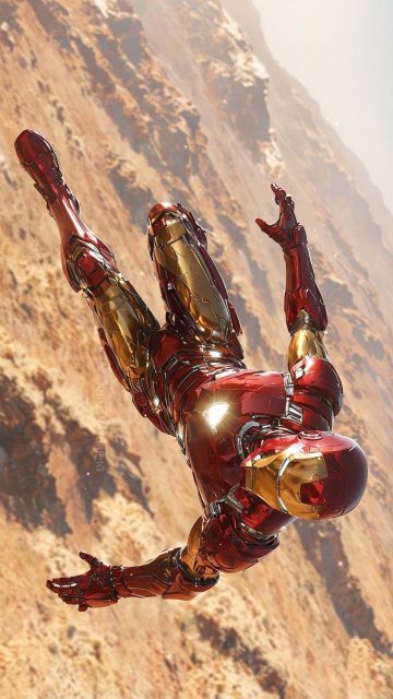 Iron Man Flight iPhone Wallpaper