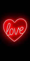 Love Neon iPhone Wallpaper