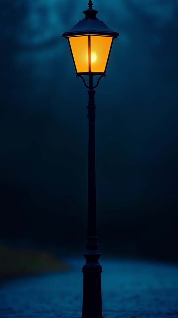 Pole Light iPhone Wallpaper