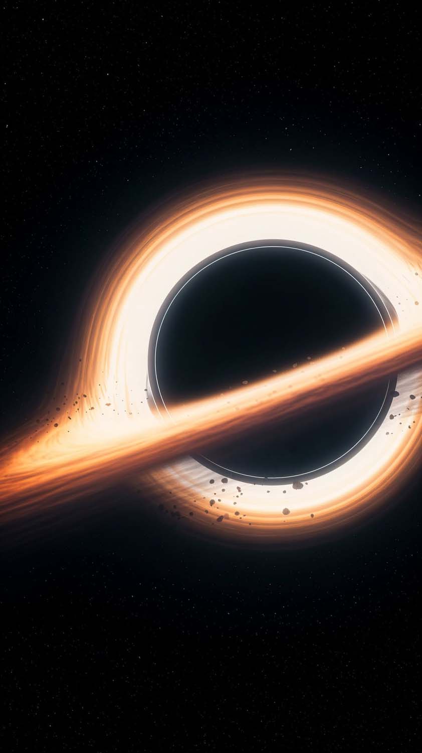 The Black Hole iPhone Wallpaper