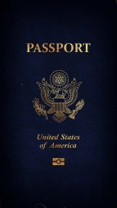 American Passport iPhone Wallpaper
